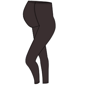 Moldes de confeccion para DAMA Pantalones Calza prenatal  7939